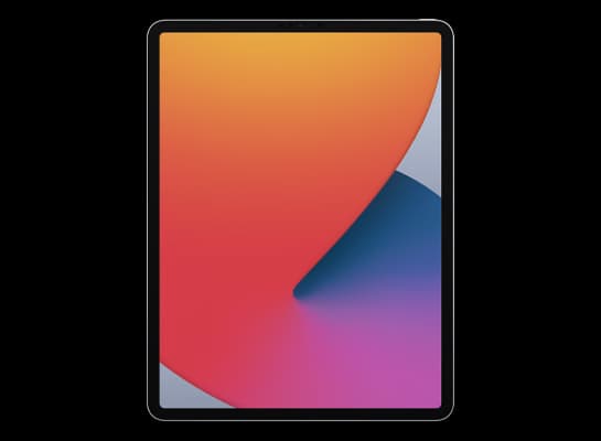 Apple iPad Pro 12.9-inch (5th generation) Wi-Fi + Cellular (1 or 2 TB) M1 rendering for iPadOS firmware update