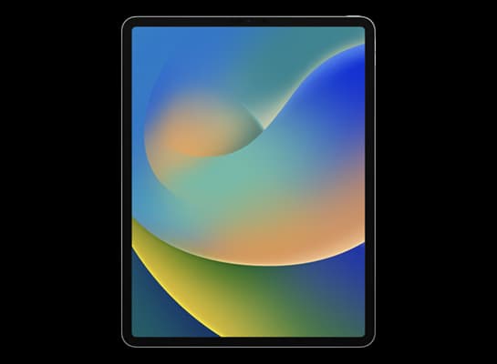 Apple iPad Pro 12.9-inch (6th generation) Wi-Fi M2 rendering for iPadOS firmware update