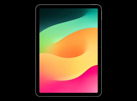 Apple iPad Air 11-inch (M2) Wi-Fi M2 rendering for iPadOS firmware update