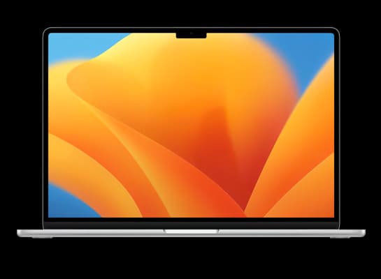 Apple MacBook Air (15-inch, M2, 2023) M2 rendering for macOS firmware update