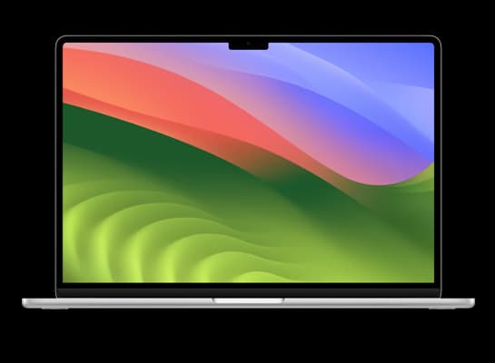Apple MacBook Air (15-inch, M3, 2024) M3 rendering for macOS firmware update