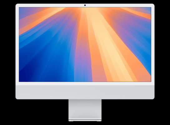 Apple iMac (24-inch, M4, 2024, Four Ports) M4 rendering for macOS firmware update