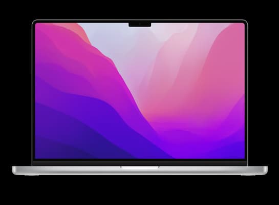 Apple MacBook Pro (16-inch, M1 Pro, 2021) M1 Pro rendering for macOS firmware update