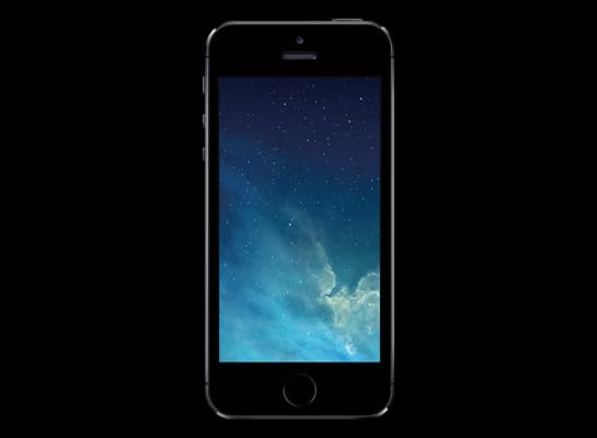 Apple iPhone 5s (GSM) A7 rendering for iOS firmware update