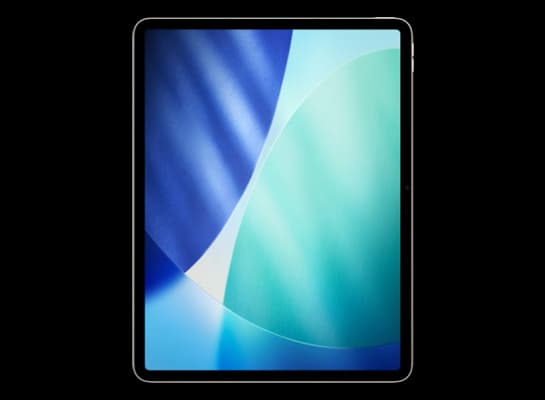 Apple iPad Air 13-inch (M4) Wi-Fi M4 rendering for iPadOS firmware update