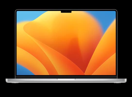 Apple MacBook Pro (16-inch, M2 Pro, 2023) M2 Pro rendering for macOS firmware update