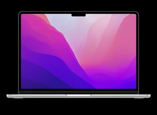Apple MacBook Air (M2, 2022) M2 rendering for macOS firmware update