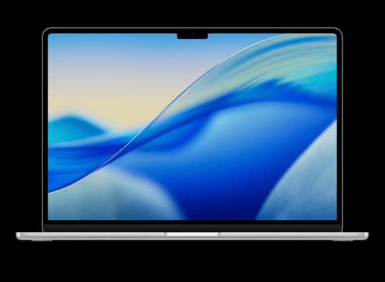 Apple MacBook Air (15-inch, M5) M5 rendering for macOS firmware update